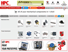 Tablet Screenshot of hpceurope.com